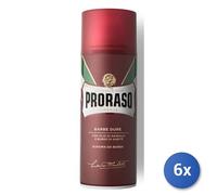 6X Ensemble Proraso Mousse À Raser Barbes Dures 400 ML