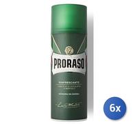 6X Ensemble Proraso Mousse À Raser Rafraîchissante 400 ML