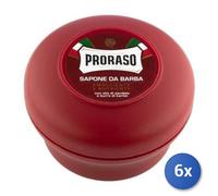 6X Ensemble Proraso Savon À Barbe Dans Un Bol 150 Ml