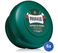 6X Ensemble Proraso Savon À Barbe Dans Un Bol Rafraîchissant 150 Ml