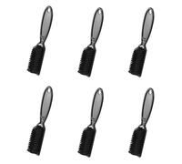 6X Fade Brosse Peigne Ciseaux Brosse de Nettoyage Barber Shop Peau Fade Vintage T¿ºte D' Forme Sculpture Brosse
