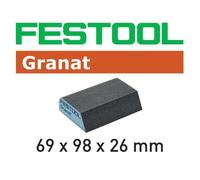 Festool 201084 Bloc de ponçage manuel Granat 69x98x26 120 CO GR/6 6 pc(s)