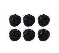 6X Fiche Femelle 5 Broches DIN Adaptateur pour Connecteur de Cable A Clavier Monte sur Panneau