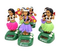 6x Figurine Solaire Dansante, Danseuse Hawaienne Voiture Qui Bouge, Jouet Voiture Solaire Balançoire, Heads Pour Bord, Hawaiian Fille Danse Jouet, Figurine Hawaïenne Voitures Décoration 11cm