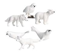 6x Figurines D'animaux Polaires Pour Enfants, Figurines D'animaux Pour Enfants, Figurines D'animaux