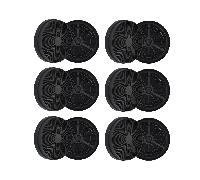 6x Filtre à charbon (2pcs) pour Amica AH1406 / AH1416 / AH3416 / AH4416