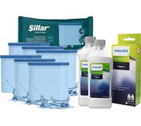 6x filtres à eau de rechange Philips Saeco AquaClean CA6903/10 + 2x 250ml de détartrant