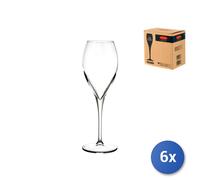 6X Flûtes En Verre, Montecarlo, 13,5Cl, Transparent