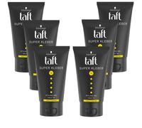 6x Gel coiffant Schwarzkopf Taft Men Super Kleber 150 ml Fixation 14