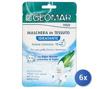 6X Geomar Masque Visage En Tissu Hydratant 22Ml