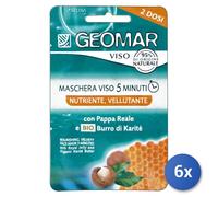 6X Geomar Masque Visage Nourrissant Velouté 15Ml