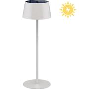 6x Goobay 73929 Lampe de table LED sans fil solaire, blanc, 1 m - avectactile, 150 lm, blanc chaud (3000 K), intensité lumineuse variable en continu