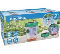 6x Grundig piège à guêpes lampe solaire pack de 3 attrape-guêpes protection défense abeilles frelons
