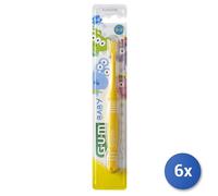 6x Gum Brosse à Dents Bébé Baby Sitting 0-2 Années
