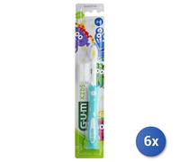 6x Gum Brosse à Dents Bébé Kids 3-6 Années