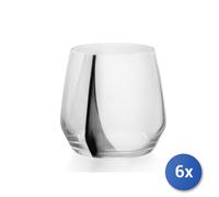 6X H&H Verre Transparent Avec Nuances De Couleur Noire Cl 37