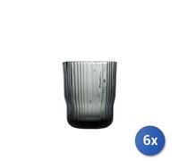 6X H&H Verres Lyric En Verre Soufflé Couleurs Assorties Cl 28.