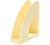 6x HAN 16218-815 Porte-revues Re-LOOP jaune pastel plastique, DIN A4