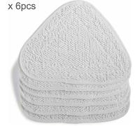 6X Housses de rechange pour Vileda Steam Steam Cleaner Housse de rechange 100 Hot Spray Mop Family Pack Blanc Label