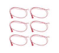 6X Indicateur NéOn Lampe de Signalisation Pilote LumièRe Rouge AC 250V W2 Fils