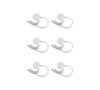 6X Interrupteur Tactile à Capteur LED à Panneau en Bois Interrupteur Caché Interrupteur Tactile pour Bande LED Blanc