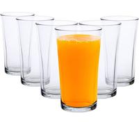 6x Klar 280ml Lys Highball Glasses - Grand verre Eau Gin Jus Cocktail Boire Verrerie Set de Tasses - de Duralex