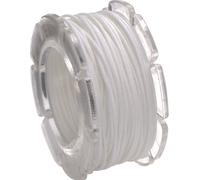 6X KNORR prandell 212290499 Cordon de cire, blanc, 5 m