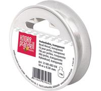 6X KNORR prandell 218048304 Fil de perlon, transparent, 50 m