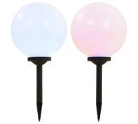 6x Lampes Solaires Sphériques LED de Jardin Eclairage Lumière Extérieur vidaXL