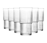 6x LAV 400ml Helen Verres Highball Empilables Verre Buvant Verres Ensemble