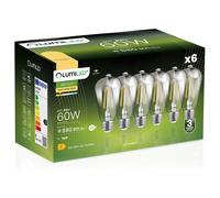 6x LED-Lampe E27 Edison ST64 8W = 60W 880lm 3000K Warmweiß 360° FILAMENT LUMILED