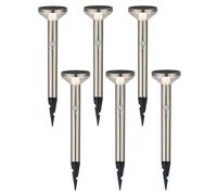 6x LED-Lampe Solaire de Jardin Lampe de Jardin avec Capteur Enfichable IP44