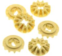 6x Lego Technic pignon 12Z beige engrenage différentiel pignons 4514556 6589