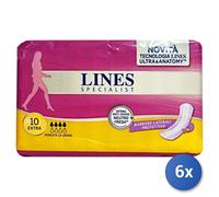 6X Lignes Spécialistes Pour Incontinence 10 Pièces Extra
