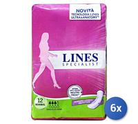 6X Lignes Spécialistes Pour Incontinence 12 Pièces Normales