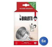 6X Lot Bialetti Entonnoir Moka 6 Tasses