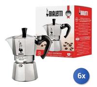 6X Lot Bialetti Moka Express 3 Tasses