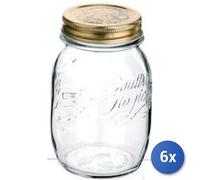 6X Lot Bormioli Pots En Verre 500Cc 4 Saisons