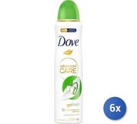 6X Lot Dove Déodorant Spray 150 Avancé Concombre