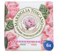 6X Lot Marseille Toscan Savon 200 Grammes Rose