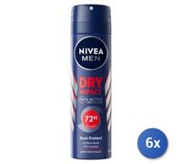 6X Lot Nivea Déodorant Spray Dry Impact Hommes