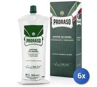 6X Lot Proraso Savon Rafraîchissant Ml 500