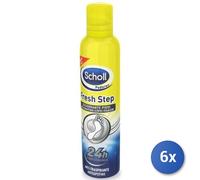 6X Lot Scholl Déodorant Spray Pour Pieds 150 Ml