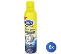 6X Lot Scholl Déodorant Spray Pour Pieds 150 Ml