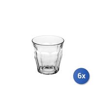 6x Lunettes Duralex Picardie 0,9Cl Verre Trempé Transparent