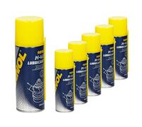 6x MANNOL 9898 M-40 Lubricant Huile pénétrante 200ml, dissout rapidement la rouille incrustée / les pièces difficiles à manipuler, multifonction/huile pénétrante Huile universelle Dégrippante