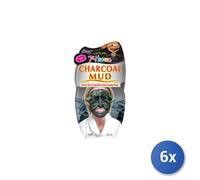 6x Montagnes Visage Masque 15 Ml. Carbone Actif