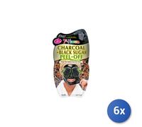 6X Montagnes Viso Masque 10 Ml. Peel-Off Carbone+Sucre