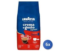 6X Multipack Café Lavazza Kg 1 Grains Crème Goût