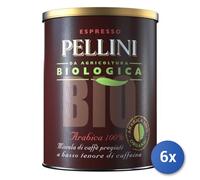 6X Multipack Café Pellini Bio Espresso Arabica Gr 250